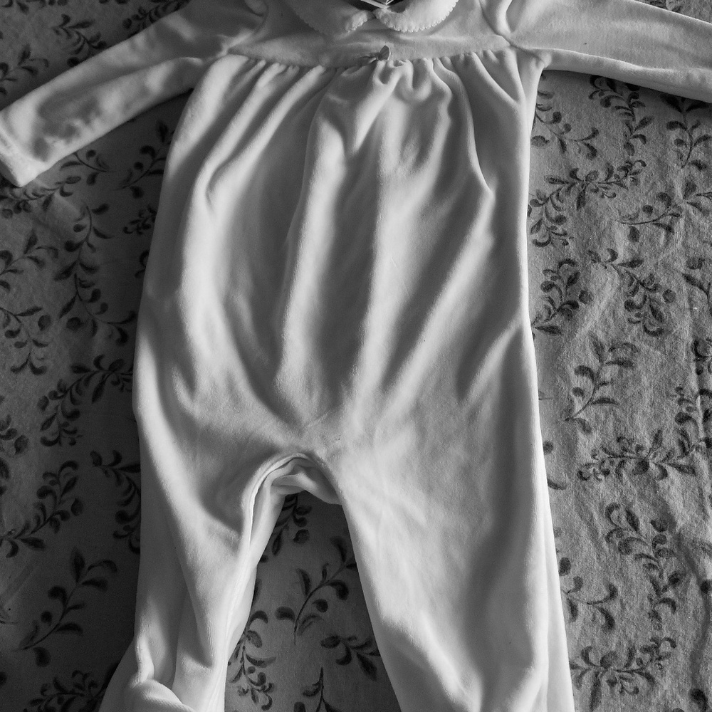 Baby girl all in one pajamas
